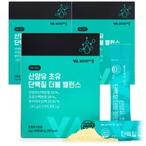 비타민마을 산양유 초유 단백질 분말 더블 밸런스 30p, 60g, 3개