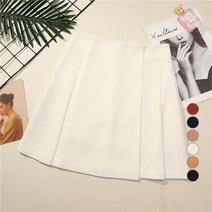 에어 미들컷 A라인 스커트