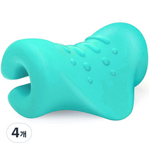 엠코어 넥 목 스트레칭 베개 N-07, 민트, 4개