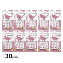 더캣츠 미니 베로베로 골드 고양이간식 10g x 5p, 소간 + 치즈크림 혼합맛, 30세트
