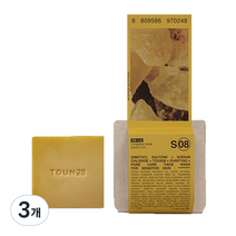 톤28 얼굴 씻을거리 S8 유황 소금 피마자오일 클렌징 비누, 100g, 3개