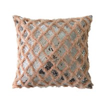 스노우 스팽글 쿠션솜포함, 피치