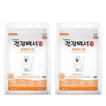 뉴트리나 건강백서 포메라니언 강아지사료, 연어, 2kg, 2개