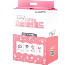 페츠모아 냄새잡는 요술배변패드 SWG 대형 50매, 1팩
