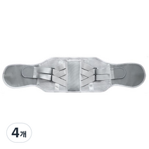 피티즘 고급형 2단 탄력 허리보호대 실버 M, 4개