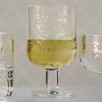 보르미올리 그래픽 고블렛잔 365ml, 투명, 6개