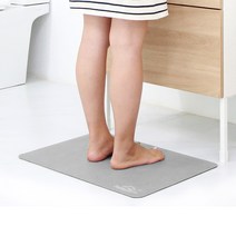 살림테리어 규조토 발매트, 그레이