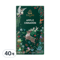 쌍계명차 티클립스 애플 시나몬 티, 1.5g, 40개