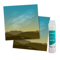 꼼꼬미 12 별자리 메모지 2p + 재접착풀, 사자자리, 1세트