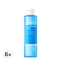 리얼베리어 아쿠아 수딩 토너, 190ml, 6개