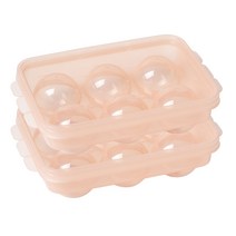 나누담 하이볼 아이스볼 얼음트레이 6cm 왕 얼음틀 6구 2개, 05 라이트 핑크