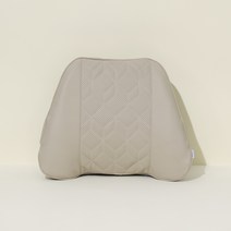 벤딕트 메모리폼 자동차 허리 쿠션, 1개, 코튼베이지