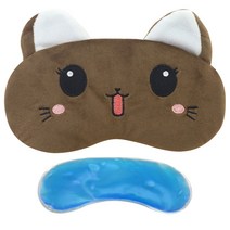 이지웜 행복고양이 아이스안대 브라운, 1개