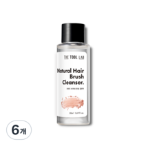 더툴랩 천연모 브러쉬 전용 클렌져, 50ml, 6개