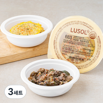 루솔 유아식 6단계 후기한돈반찬세트 (냉장), 613번 한돈 가지볶음, 604번 파인애플 한돈 불고기, 663번 한돈 완자전, 3세트