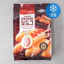 그릭슈바인 프랑크푸르터 핫도그 (냉동), 85g, 7개