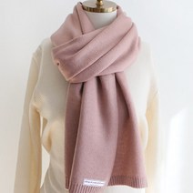 바비수 유니 베이직 니트 롱 머플러