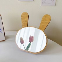 하리코 원목 탁상 거울, 토끼