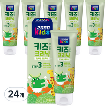 2080 키즈크리닉 3단계 키즈 치약 메론향, 80g, 24개