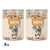 제로랩스 강아지 꽁꽁가득 대구 큐브 트릿 동결건조간식 60g, 대구 맛, 4개