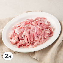 곰곰 국내산 돼지 앞다리살 불고기용 (냉장), 500g, 2개