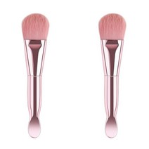 달모아 휴대용 미니 메이크업 납작 브러쉬, CS01, 2p