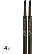 토니모리 이지터치 오토 아이브로우 0.4g, 01 블랙, 4개