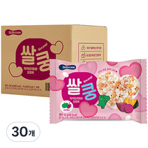 베베쿡 쌀쿵 쌀과자, 자색고구마와 단호박, 30개