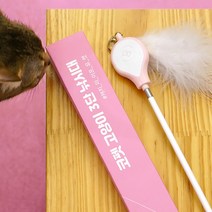 코펫 3단 낚시대 고양이 장난감, 혼합색상, 1개