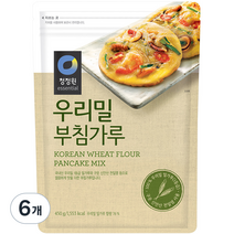 [청정원]우리밀 부침가루, 450g, 6개