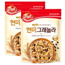 포스트 현미 그래놀라 시리얼, 500g, 2개