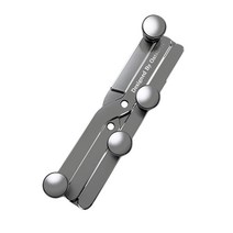 행복의모든것 차량용 휴대폰 거치대 송풍구 고정, 그레이, 1개