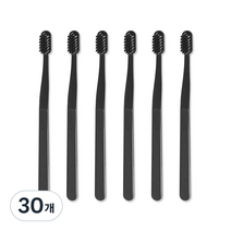 생활도감 칫솔 블랙, 1개입, 30개