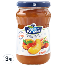 산타로사 복숭아잼, 350g, 3개