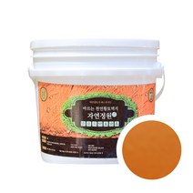 바른황토 바르는 천연황토벽지 자연정원 페인트 4L, 동황토