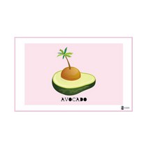 주방아트보드 아보카도 타일 855 x 600 mm, 핑크, 1개