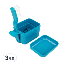 위덴 틀니칫솔 + 틀니케이스 그린 WD727, 3세트