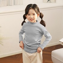 코코바닐라 아동 목폴라 유아 목티 주니어 긴팔 터틀넥 티셔츠