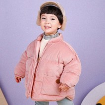 몰리멜리 아동용 코듀로이마이크로젤패딩점퍼