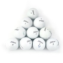 타이틀리스트 PRO V1 로스트볼, 화이트, 1개입, 10개