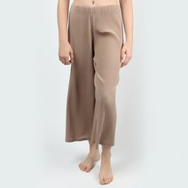 팬톤 여성용 릴랙스 플리츠 주름 바지