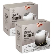 맥널티커피 아이브루 흑임자 라떼, 16.5g, 48개