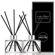 코코도르 디퓨저 200ml x 2p + 섬유스틱 10개 세트, 에이프릴 프레쉬