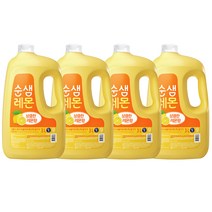 순샘 레몬 주방세제, 4개, 3L