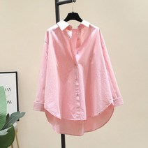 안다로미 여성용 스파클 루즈핏 셔츠