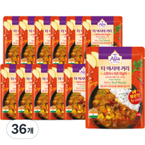 티아시아키친 비프 마살라 커리, 170g, 36개