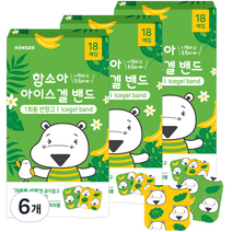 함소아 아이스겔 밴드, 혼합 색상, 6개