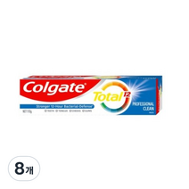 콜게이트 토탈 프로페서널 클린 치약, 110g, 8개