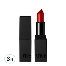 제이뮤 마이 디어 립스틱 3.5g, 3호 스칼렛레드, 6개