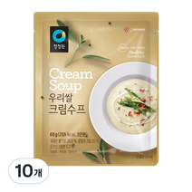 청정원 우리쌀 크림수프, 60g, 10개
